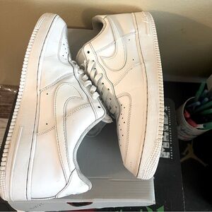 All white Air Force ones